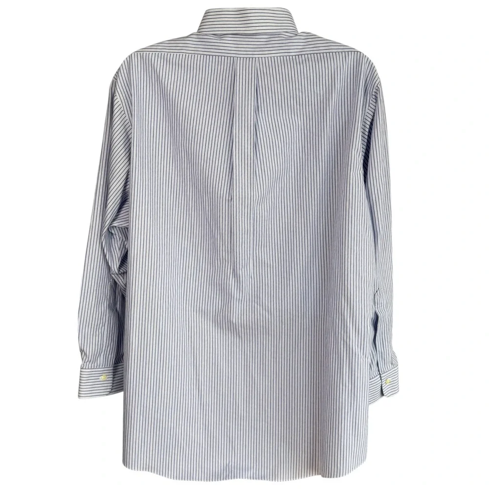 Vintage Brooks Brothers Regent Striped Supima Cotton Oxford‎ Shirt Size 18-34